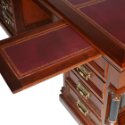 7746 Executive Victorian Desk With Rosa La Vanta Marble