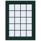 Green and Blue Hand Painted Linear Glass Mosaic Tiles