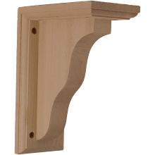Traditional Bracket Rubber Wood 