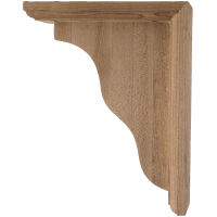 Traditional Bracket Rubber Wood 