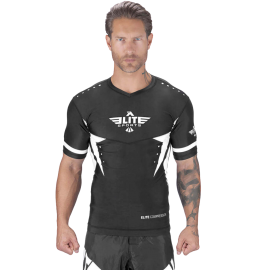 Elite Sports Star Short Sleeve Rashguard Black