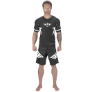 Elite Sports Star Short Sleeve Rashguard Black