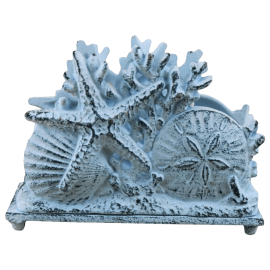 Cast Iron Seashell Napkin Holder