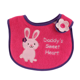 Animal Applique Baby Bib