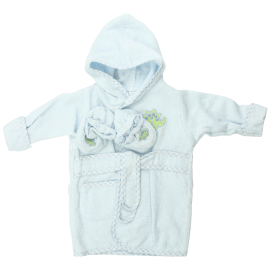 Hooded Terry Bathrobe