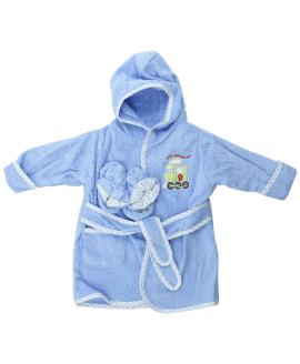 Hooded Terry Bathrobe
