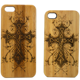 Celtic Cross iPhone 6 Case Eco Friendly Bamboo Wood Cover