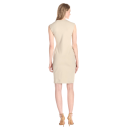 Asymmetrical Neck Ruffle Dress