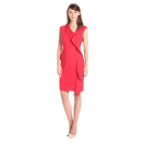 Asymmetrical Neck Ruffle Dress