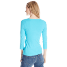Women's 3/4 Sleeve Deep V Neck 
