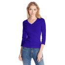 Women's 3/4 Sleeve Deep V Neck 