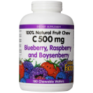 Natural Factors Vitamin C Blueberry Chewables Wafers