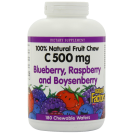 Natural Factors Vitamin C Blueberry Chewables Wafers