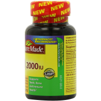 Nature Made Vitamin D3 2000 IU Value Size