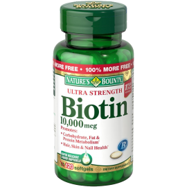 Nature's Bounty Biotin 10000 MCG Softgels