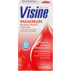 Visine Maximum Redness Relief 0.5 Fluid Ounce