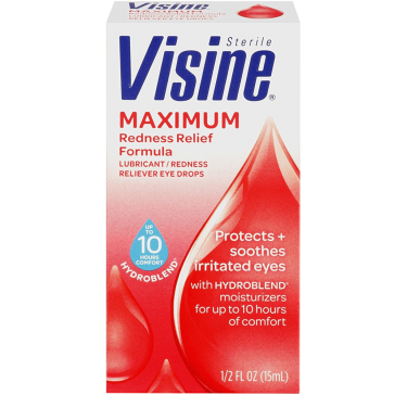 Visine Maximum Redness Relief 0.5 Fluid Ounce