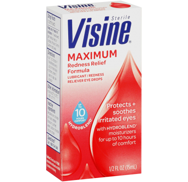 Visine Maximum Redness Relief 0.5 Fluid Ounce