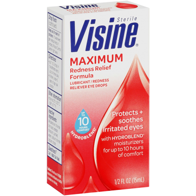 Visine Maximum Redness Relief 0.5 Fluid Ounce