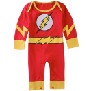 Baby Boys' The Flash Long Sleeve Romper