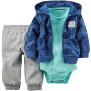 Baby Boys' 3 Piece Cardigan Set