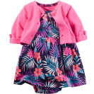 Baby Girls' 2 Piece Floral Dress Set