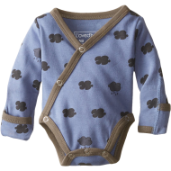 Unisex Baby Organic Kimono Bodysuit