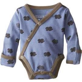Unisex Baby Organic Kimono Bodysuit