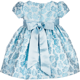 Baby Girls Brocade Dress with Diamante