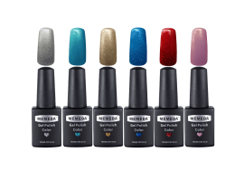 MEMEDA Gel Nail Art Polish Uv LED Light Manicure Set