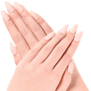 Ejiubas Grey Color Matte with Glossy Finish Nail Tips