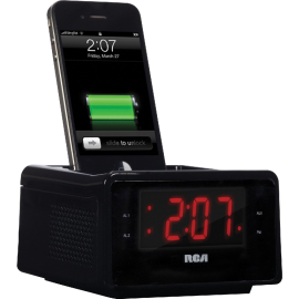 RCA Dual Alarm Clock iPod Charging Station
