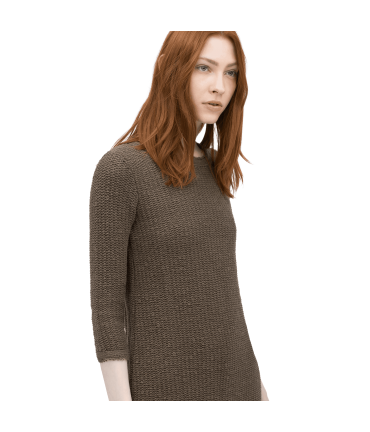 Fringed Textured Dress