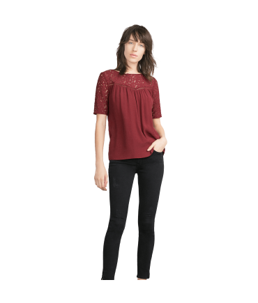 Guipure Lace Blouse