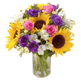 Sunflower Hand tied