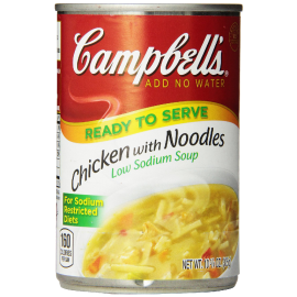 Sodium Chicken with Noodles Soup