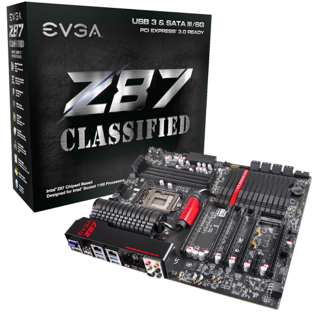 EVGA Z87 Classified (LGA1150) Haswell, EATX