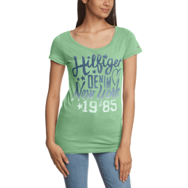 Tommy Hilfiger Denim Women's Lala Crew Neck Short Sleeve