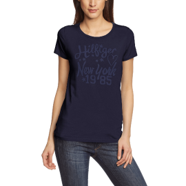 Tommy Hilfiger Women's Crew Neck Short Sleeve