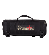 12 Survivors First Aid Rollup Kit Black