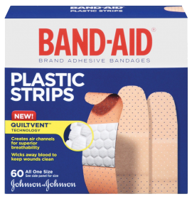 Band-Aid Brand Adhesive Bandages Plastic Strips