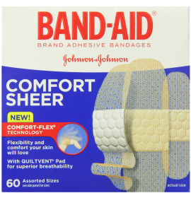 Band-Aid Brand Adhesive Bandages Sheer Strips 