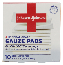 Johnson & Johnson First Aid Gauze Pads 