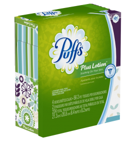 Puffs Plus Lotion Facial Tissues 224 Count