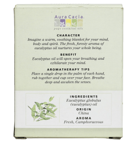 Aura Cacia Organic Essential Oil Eucalyptus