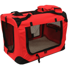 Crate with Fleece Mat and Food Bag