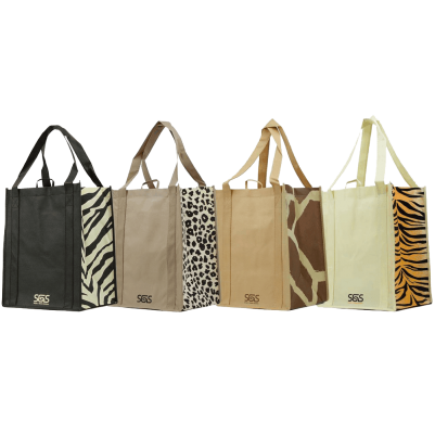Graphic Pattern Prints Reinforced Bags