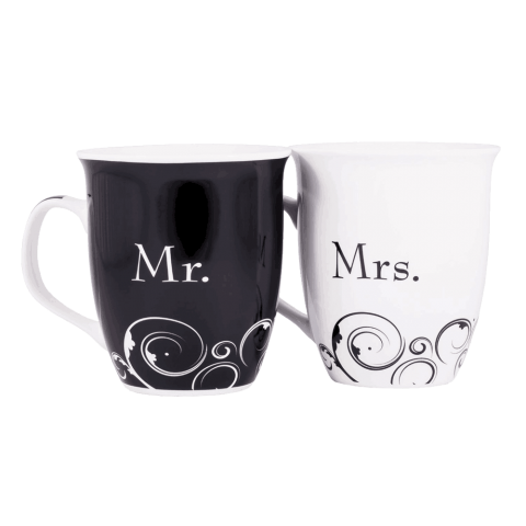 Mr. and Mrs. Christian Coffee Mug Set