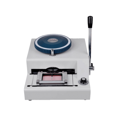 TMS® 72-character Letters Manual Embosser Credit Id PVC Card VIP Embossing Machine