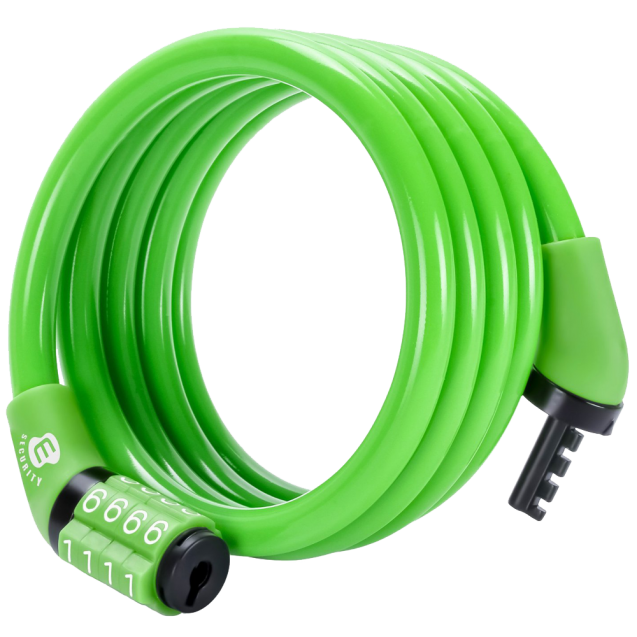 Etronic Security Lock M4 Self Coiling Cable Lock
